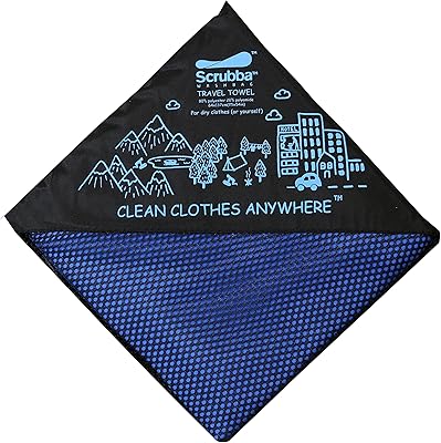 Serviette en microfibre scrubba - pour la salle de sport, la plage, la natation,