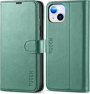 Étui de protection portefeuille en simili cuir touch pour iphone 14