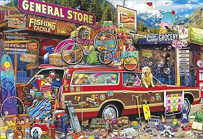 Buffalo games - puzzle amy stewart - vacances en famille - 2000 pièces