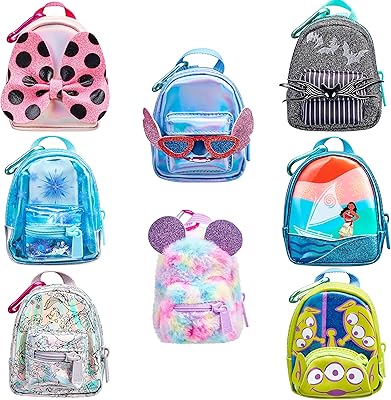 Real littles - sac à dos micro disney à collectionner avec 6 surprises