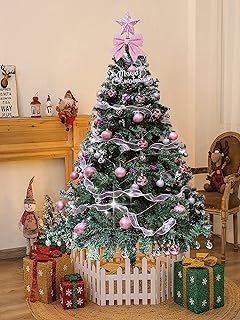 Sapin de noël artificiel en pvc avec décorations d'arbre et étoiles pour décoration. Le e-commerce qui respecte votre pouvoir d'achat : Diaytar