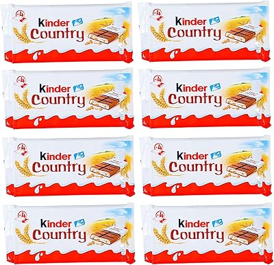 Chocolat ferrero kinder country 94 g - paquet de 8 - offre groupée - offre de liquidation. Diaytar : Parce que bien acheter, c'est économiser