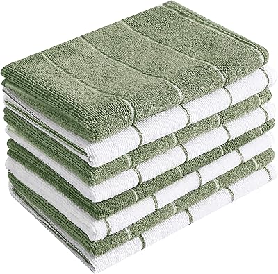 Torchons à vaisselle en microfibre de 18" x 26", ultra doux, absorbants, non