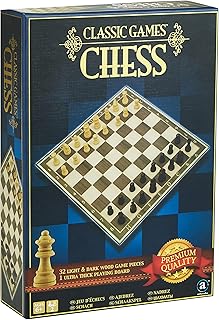 Planche de jeu d'échecs en bois classique ambassadeur marchand st001