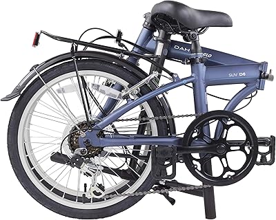 Vélo pliant daton suv d6, cadre en aluminium léger ; 6 vitesses