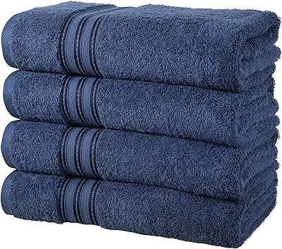 Ensemble de serviettes de bain arena luxury 100 % coton peigné, très absorbantes