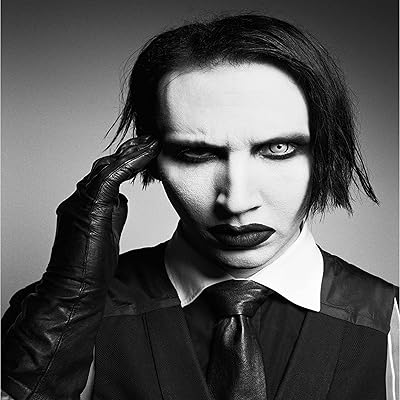 Affiche marilyn manson, 12" x 12", de dark star one