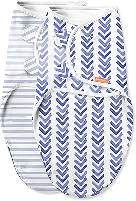Swaddle me deluxe swaddle easy change - taille s/m, 0-3 mois, paquet