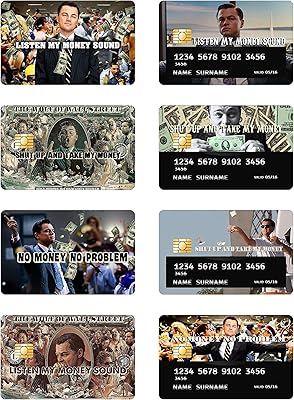 Autocollants de protection pour cartes bancaires de crédit et de débit, autocollant mural
