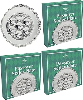 Assiette de seder traditionnelle au prix le plus bas de 12 pouces