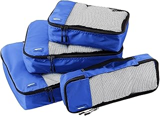 Ensemble de cubes d'emballage amazonbasics 4 pièces - petit, moyen, grand et fin