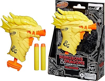 Pistolet à ballon nerf micro shots dungeons & dragons 2 fléchettes