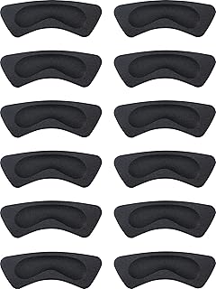 6 paires de coussinets de talon de chaussures auto-adhésifs pour soins des pieds