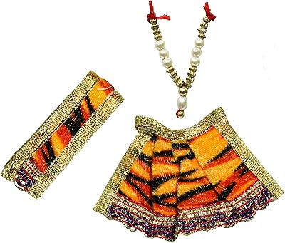 فستان the holy mart shiv et poshak in velvet tiger avec mala