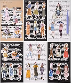 507 autocollants de scrapbooking vintage pour fournitures de journal indésirable, pack d'autocollants