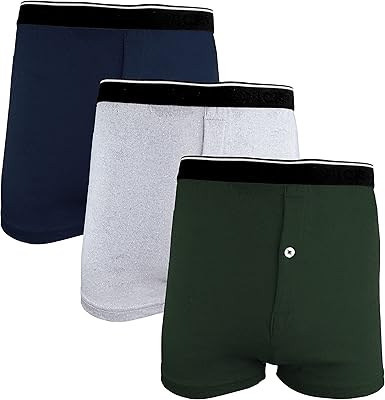Lot de 3 slips en coton doux fastway pour hommes sous-vêtements ouverts à