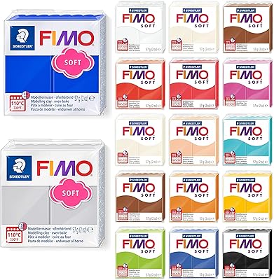 Ensemble de cubes fimo soft starter, 12 x 56 g, multicolore