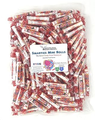 Marque yankee traders, candy rolls, smarties, 0,90 kg