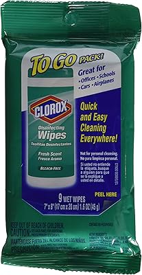 Lingettes désinfectantes clorox, parfum frais, paquet de 9 (paquet de 6)