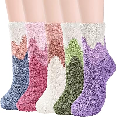Castowave 5 paires de chaussettes d'hiver pour femmes sommeil douces et moelleuses – Photo produit Dakar Sénégal – Livraison rapide Castowave 5 paires de chaussettes d'hiver pour femmes sommeil douces et moelleuses. Diaytar : Le discount intelligent pour consommateurs avisés