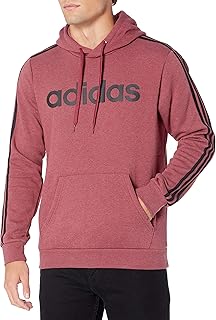 Sweat à capuche en polaire trois bandes adidas pour hommes