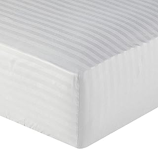 Drap-housse de derco soft comfort, drap-housse rayé en microfibre double taille, taille 120