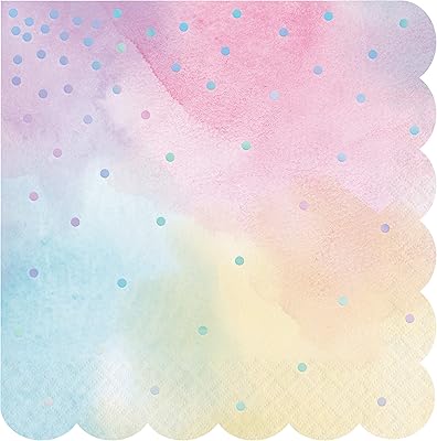 Ensemble de serviettes de table 16 pièces creative converting, couleurs arc-en-ciel. Diaytar Sénégal : Des promotions qui ont du sens