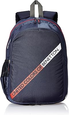 Sac à dos pour ordinateur portable beneton 20 l bleu marine