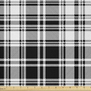Tissu à carreaux lunarable yard motif monochrome rayures et anglais vintage. Vos marques préférées à prix réduits sur Diaytar
