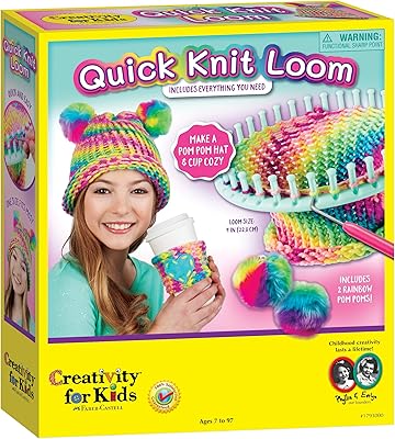 Kit de métier à tricoter rapide pour enfants - kit de tricot