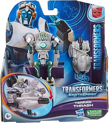Transformers toys earth spark warrior class figurine d'action de terrain - 5 pouces