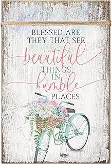 Plaque en bois béni avec citations inspirantes 6\"x9\" - décoration murale et table