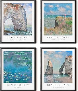 Impressions d'art mural de monet peintures célèbres d'artistes célèbres décoration de chambre