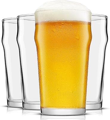 Ensemble de verres à bière joy joulet grant de 19 onces 4 grande