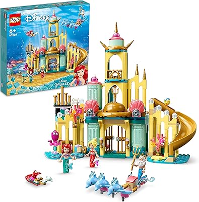 Lego ǀ disney le manoir sous-marin d'ariel 43207 (498 pièces)
