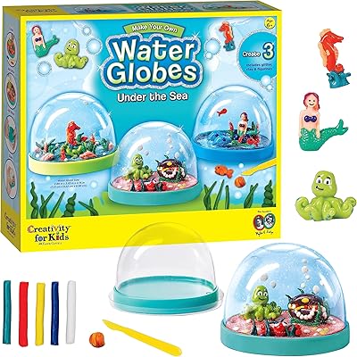 Créativité pour les enfants fabriquez vos propres boules d'eau - boules de neige
