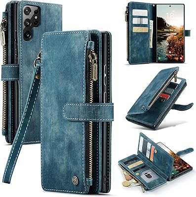 Caseme pour samsung galaxy s22 ultra wallet caseme cuir pu de qualité