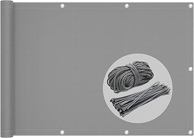 Bouclier de confidentialité pour balcon phonot, 90 x 500 cm, couverture de balcon