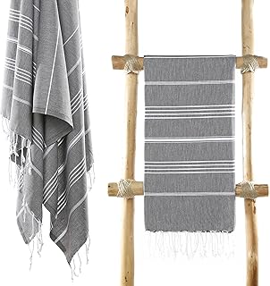 Serviette de bain peshtemal légère de luxe kakala 100 % coton turc ultra