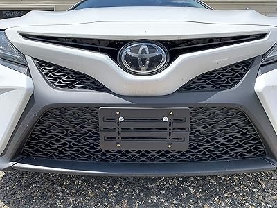 Support de plaque d'immatriculation tn trunknets inc pour toyota camry camry hybrid 2018-2021