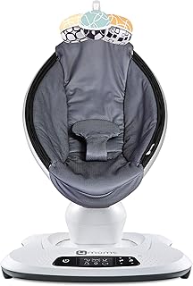 Balançoire bébé 4 mouvements multiples, bascule bluetooth avec 5 mouvements uniques, adorable tissu