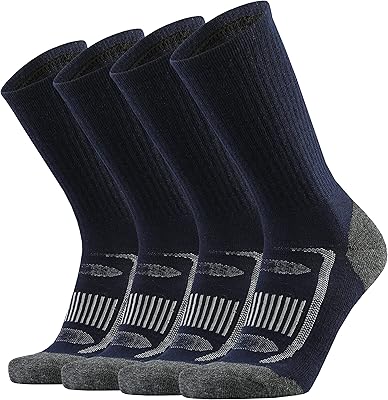 Kmm chaussettes thermiques en laine mérinos pour hommes, contrôle de l'évacuation de l'humidité, pour l'hiver, en plein air, randonnée, coussin extra lourd, chaussettes d'équipage. Diaytar Sénégal : Le choix, la qualité, l'économie réunis