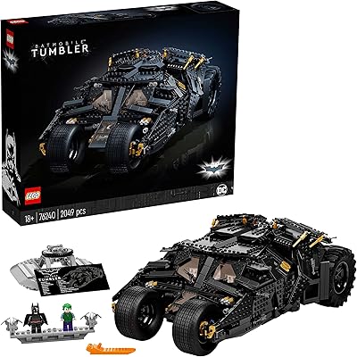 Dc batman batmobile 76240 kit de construction de voiture tumbler