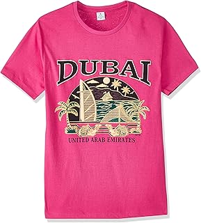 T-shirt dubaï d115 dubai pour homme fuchsia fuchsia