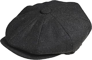 Chapeau plat en laine peaky blinders pour hommes, pièce 8, style newsboy