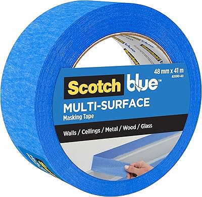 Ruban de masquage multi-surfaces de qualité supérieure scotch blue 2090, 48 mm x