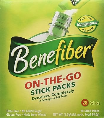 Bâtonnets de bénifibres sans saveur 28 unités (paquet de 2)