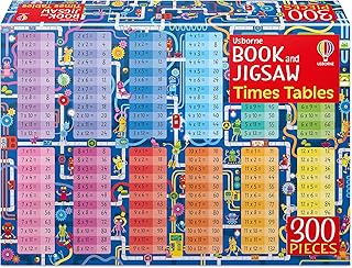 Tableaux de multiplication des livres et puzzles usborne