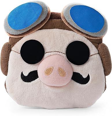 Porte-monnaie en peluche gand studio ghibli porco rosso 5", multicolore, 5 pouces