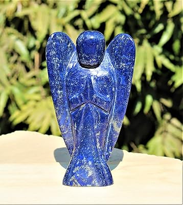 Beau chariot excel naturel de 6 pouces pierre de lapis-lazuli bleue naturelle roche